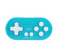 Tangxi Small Portable Wireless Bluetooth Gamepad Mini Controller for Mobile Phone Computer, Travel-Friendly Gamepad for Versatile Use Yellow for On-the-Go Gamers ABS Material (Blue Green)