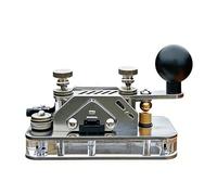 Tangxi Sturdy CW Morse Code Practice Key with Stroke Length Adjustment for Efficient Learning for Beginner Telegraph Operators