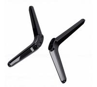 Tangxi TV Legs, 1 Pair Modern Minimalist Plastic Replacement Tabletop Base Stand TV Mounting Bracket Feet for 40 to 43 Inch LCD LED Smart Televisions (Black)