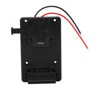 Tangxi V Mount Battery Plate, Universal V Lock Battery Mount Plate with DC D Tap Ports with Overcharge Overcurrent Protection for DSLR Cameras for BMPCC 4K 6K