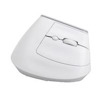 Tangxi Vertical Ergonomic Mouse,2.4G Wireless Bluetooth 5.2 RGB Glowing Light Adjustable DPI 6 Buttons Silent Click Vertical Palm Rest Computer for PC Laptop Office Gaming (White)