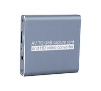 Tangxi VHS to Digital Capture Card, USB Video Capture Card with HDMI Loop Out, 1080P 30fps Analog to Digital Converter, Support AV USB for VCR DVD