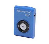 Tangxi Water Proof MP3 Player, IPX8 Water Proof Music Player 8GB Memory Multifunctional Portable Underwater Music Player with Headphone, for Diving Surfing Running Skiing Kayaking (Blue)