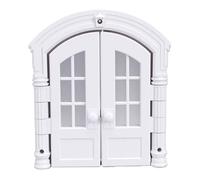 Tangxi White ABS Indoor Cat Door for Interior Pet House Use (White