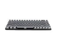 Tangxi Wired Gaming Keyboard, Compact Wired Mechanical Feel Keyboard with 68 Keys RGB Colorful LED Backlight and Adjustable Feet, for OS X PC (Black Color Blue Switch)