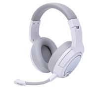 Tangxi Wireless Gaming Headset, Noise Canceling Mic, RGB Lighting (White) | 2.4GHz Wireless Bluetooth 3.5 AUX 3 Modes, 7.1 Surround Sound, Memory Foam, Noise Canceling Mic RGB Lighting