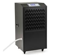 TANGZON 120L/Day Commercial Dehumidifier, 500m2 Area Industrial Dehumidifiers with 24H Timer, Auto Defrost, Memory Restart, Digital Display & Drain Hose, Home Basement Building Air Dryer (Black)