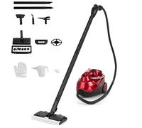 TANGZON 1500W/2000W Steam Cleaner, 1.5L/1.8L Tank Cleaning Household Steam Mop, Multi-Purpose Steam Clean Machine with 13/17/20 Accessories for Carpet, Floors and Windows (2000W, 1.5L, Red)