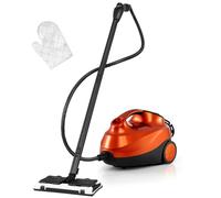 TANGZON 1500W/2000W Steam Cleaner, 1.5L/1.8L Tank Cleaning Household Steam Mop, Multi-Purpose Steam Clean Machine with 13/17/20 Accessories for Carpet, Floors and Windows (Orange, 2000W, 1.5L)