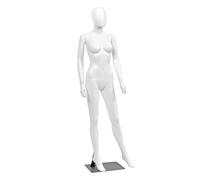 TANGZON 177cm Female Mannequin Full Body Manikin, Head and Arms Rotatable, Clothes Display Model with Metal Base & Calf Pin, for Shop Window Dressmaker (Without Face)