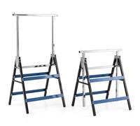 TANGZON 2 Pack Folding Saw Horses, Adjustable Trestle Stands