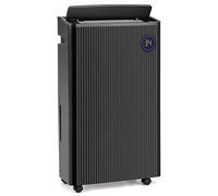 TANGZON 25L/Day Dehumidifier, Electric Dehumidifiers with 4 Modes, 2 Speeds, Continuous Drainage, Laundry Drying, 24H Timer, 5.5L Water Tank, Auto Off & Digital Humidity Display, for Home Damp Mould