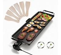 TANGZON 48 cm Electric Teppanyaki Grill with Non-Stick Plate