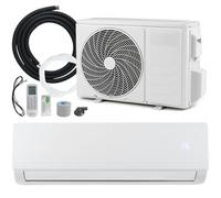 TANGZON Air Conditioner Wall Split, 5 in 1 Air Cooler Heater Dehumidifier Air Purifier Fan with Heat Pump & Remote Control Rating, Wall Mounted Air Conditioning Unit, Installation Kit Included
