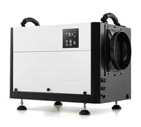 TANGZON Commercial Dehumidifier, Industrial Dehumidifiers with 24H Timer, Sleep Mode, Memory Restart, Digital Display & Drain Hose, Home Basement Warehouse Building Air Dryer (White, 50L/Day)
