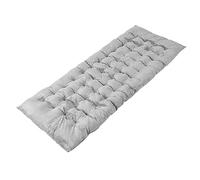 TANGZON Crystal Velvet Camping Mattress, 190 x 70 x 7cm Thicken Roll Up Sleeping Pad with 4 Fixing Straps, Outdoor Indoor Portable Car Guest Floor Mattress for Travel Hiking Fishing (Grey)