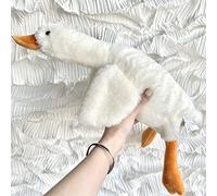 Tanha 50cm Goose Plush Toy - Cute and Portable Stuffed Animal for Any Adventure (50cm, White)