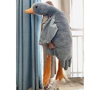 Tanha Giant 190cm Goose Plush Toy - Goose Stuffed Animal Adorable, Cuddly, and Perfect for Snuggles(Grey, 190cm)