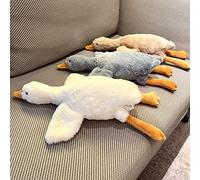 Tanha Small Goose Stuffed Animal,20 Inch Goose Plush Pillow Toy, Cute Goose Stuffed Animal Duck Plush Pillow (Tri-colour mix, 20inch / 50cm)