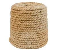 TANIDA Thick Jute Rope 26mm Ropes Decking Jute Rope 4 Strand, Boating, Sash, Camping(Size:26mm 25M) (Size : 26mm 25M) (Size : 22MM 25M)