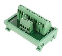 TANIQIACa 12 Position Power Distribution Din Rail Mount Interface Module Breakout Board Compact and Durable