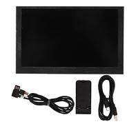 TANIQIACA 5in IPS Full Viewing Angle Monitor Set, USB Interface Display Screen for Mini Chassis, Rotatable Design with Clear Display and Easy (Black)