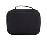 TANIQIACA 72 Slots Multifunction Foldable Fabric Pencil Case, Large Capacity Zipper Pen Bag for Organizing and Carrying Art Pencils, High Quality Sturdy and Dirt Material, (Black)