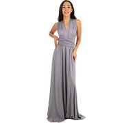 Taniri Infinity Dresses for Bridesmaids - Maternity Dress - Christmas Dress for Women - Bridesmaid Dress for Wedding, Ash Grey, One size