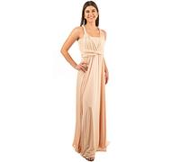 Taniri Infinity Dresses for Bridesmaids - Maternity Dress - Christmas Dress for Women - Bridesmaid Dress for Wedding, Champagne, One size