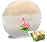 TANISA Summer Roll/Fresh Spring Roll Kit for Rice Paper Wrappers, Water Bowl for soaking Rice Paper/egg roll, holder for rice papers (White)