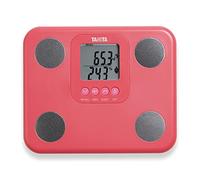 TANITA BC-730 Smart Scales for Body Weight and Fat - Compact Digital Bathroom Scales with Body Composition Monitor, LCD Display, Pink