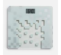 Tanita HD380 Glass Digital Bathroom Scales - Large LCD Weight Scale, Accurate Weighing Scales Body Weight, Modern Body Scales for Bathroom Scales, White