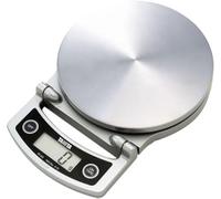Tanita KD-400 Digital Kitchen Scales 5kg - Stainless Steel Kitchen Weighing Scales, Compact Foldable Food Weighing Scales for Cooking & Baking, Kitchen Essentials, Silver