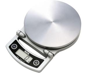 Tanita KD-400 Digital Kitchen Scales 5kg - Stainless Steel Kitchen Weighing Scales, Compact Foldable Food Weighing Scales for Cooking & Baking, Kitchen Essentials, Silver