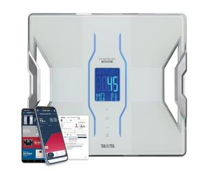 TANITA RD-953 Smart Scales for Body Weight and Fat | Premium Body Composition Scales with Bluetooth App | Dual Frequency, 11 Measurements, Muscle Quality Score | White Digital Bathroom Scales