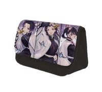 Tanjiro Pencil Case Nezuko Anime Tanjiro Bag Pen Box Big Capacity Students Pen Bag Cartoon Zipper Stationary Pouch Back to School Supplies for Boys Girls Cosplay Gift (Type 18, 22*13*7.5cm)