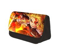 Tanjiro Pencil Case Nezuko Anime Tanjiro Bag Pen Box Big Capacity Students Pen Bag Cartoon Zipper Stationary Pouch Back to School Supplies for Boys Girls Cosplay Gift (Type 15, 22*13*7.5cm)
