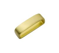 TANJUN Yellow Brushed Stainless Steel Brass Alloy Men's Belt Buckle, 1.5" (38mm-40mm), Military Style