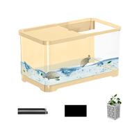 Tank, Aquarium Kit, DKiecorative Kit For Saltwater Aquarium Kit | Creative Fish Tank With Basket For Jellyfish, Shrimp, , Decoration In