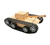 Tank Assembly Toy - Wooden Assembly Vehicle, Manual Assembly Tank | Electric Crawler Model With Gears, Small Scientific Educational Toy For Kids STEM Learning, Fine Motor Skills Activity And Creative