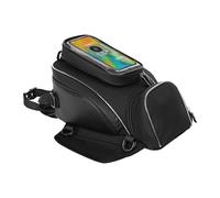 Tank Bag - Strong Magnetic Motorcycle Bag, Weather Resistant Waterproof with Mobile Phone Compartment for Navigating and Maps, Perfect for Traveling Commuters and