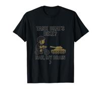 Tank Beats Bike? Nah, My Brain Cycling Humor T-Shirt