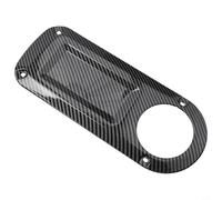 Tank Center Cover Panel Fairing for -12R (2005) - Carbon Fiber Pattern, ABS Plastic, Front-Mounted, Direct Bolt-On Replacement