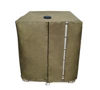 Tank Cover - Waterproof Rain Protector, UV Water Container Wrap | Barrel Ton Cover, 1000L Water Storage Tank, Shield for Rain Catcher Drum