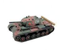Tank Figurine Soviet Heavy Tank Toy Resin Miniature Rotatable Turret Authentic Copy Pre-painted Suitable for collectors home decoration gaming, Camouflage
