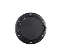 Tank Filler Cap Compatible With Jeep For Wrangler JK 2007 2008 2009 2010 2011 2012 2013 2014 2015 2016 2017 2018 Car Fuel Filler Door Locking Gas Tank Cap Cover(Black)