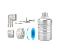 Tank Float Valve - Stainless Steel Livestock Inlet, Automatic Water Flow Controller | Heavy Duty Hardware for Industry Agriculture Pool Fountain Pond No Electricity Needed Liquid Level Tool Kit