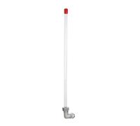 Tank Liquid Level Gauge with 3/8 Inch Thread for Water Buckets | Tubing, L Shaped Display Tube, Continuous Monitoring, Industrial Facilities and Emergency Storage Use