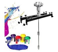 Tank Mixer Machine 1/2Hp 3/4Hp 1Hp,Pneumatic Bracket Mixer,Paint Stirring Machine Bracket Mix Tool,for Ink Dissolver Agitator(Small5cylinders)