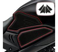 Tank pad for Honda CB650R CBR650R E-Clutch 2024 2023 CBR 650R 2022 2021 2020 8BL-RH17 Motorcycle Gas Tank Protectors Side Fuel Tank Cap Sticker Decal Tank Grips Knee Pad Cover Accessories (Black)